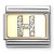 Nomination Element Link 18K Litera "H" z brokatem Gold