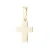 Zawieszka krzyżyk srebro 925 złota