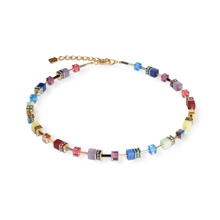 Naszyjnik Coeur de Lion Festive multikolor/złoty