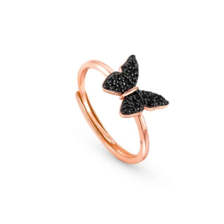 Pierścionek Nomination Sweetrock motyl rosegold