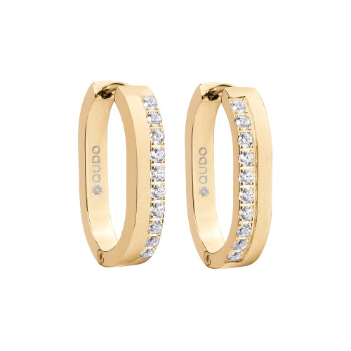 Przejdź do produktu Kolczyki QUDO San Remo złote