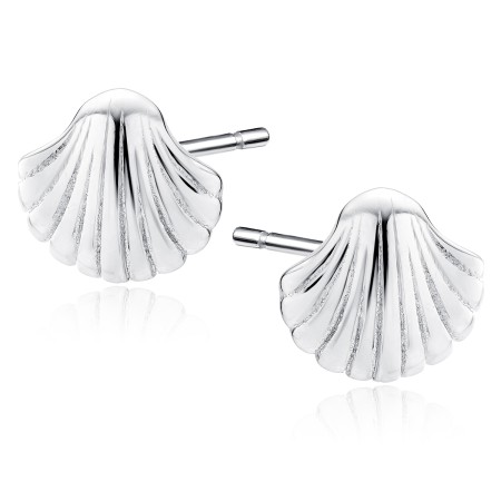 Kolczyki srebro 925 muszelki srebrne