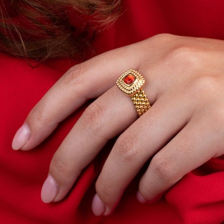 Oczko Melano Vivid VM93 Copper Orange różowe złoto