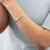 Bransoletka Coeur de Lion Cosmic Pearls pastelowa/srebrna