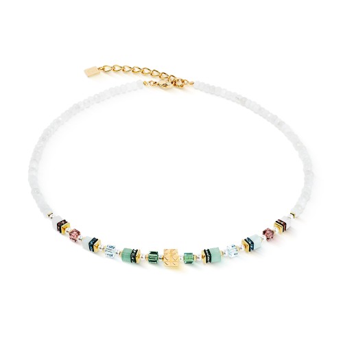 Przejdź do produktu Naszyjnik Coeur de Lion Sparkling Princess Spikes zielony/złoty