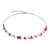 Naszyjnik Coeur de Lion Iconic Lite magenta/srebrny