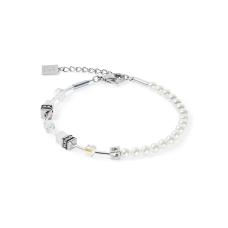 Bransoletka Coeur de Lion Mini Fusion perły/srebrna