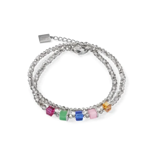 Przejdź do produktu Bransoletka Coeur de Lion Joyful Colours multikolor/srebrna