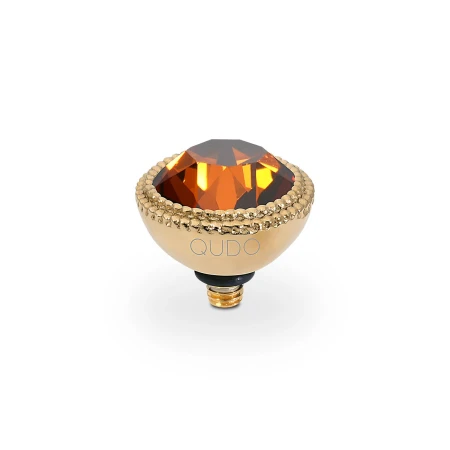 Oczko QUDO Fabero Smoked Amber złote
