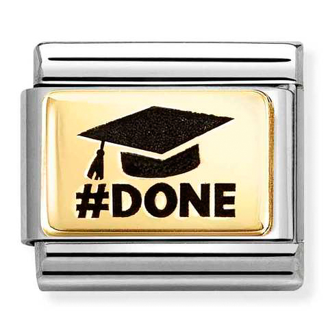 Przejdź do produktu Nomination Element Link 18K Biret z napisem #DONE Gold