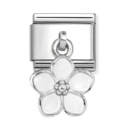 Przejdź do produktu Nomination Element Charms Biały kwiatek Silver 925