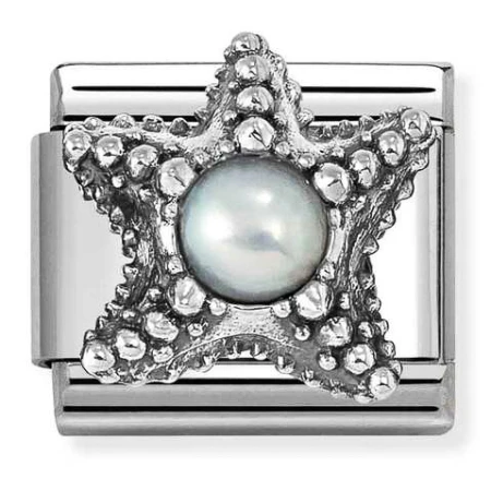 Nomination Element Rozgwiazda z perłą Silver 925