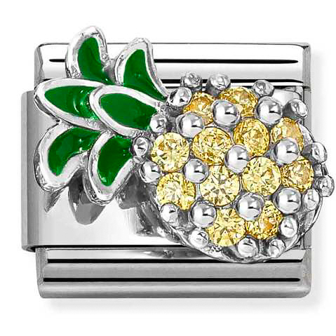 Przejdź do produktu Nomination Element Ananas z żółtymi z cyrkoniami Silver 925