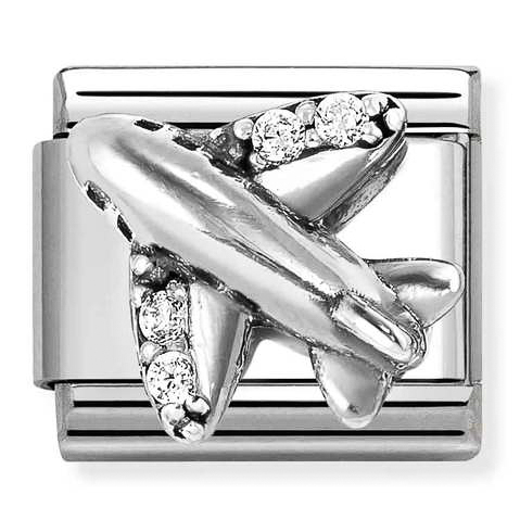 Przejdź do produktu Nomination Element Samolot z cyrkoniami Silver 925