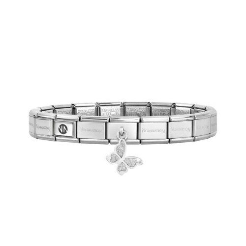 Przejdź do produktu Bransoletka Composable z motylem NOMINATION srebrna 209