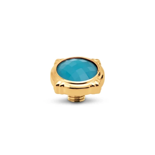 Przejdź do produktu Oczko Melano Vivid VM95 Blue Turquoise złote