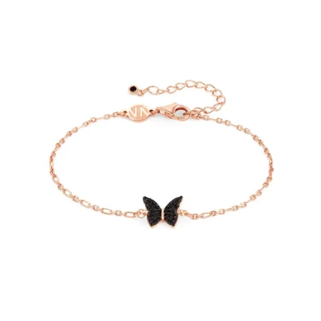 Bransoletka Nomination Sweetrock motyl rosegold