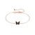 Bransoletka Nomination Sweetrock motyl rosegold