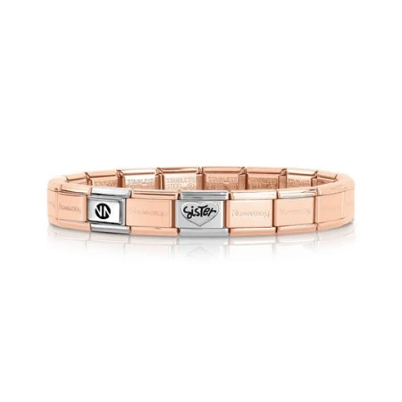 Bransoletka dla Siostry Composable NOMINATION Rose Gold 146