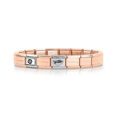 Przejdź do produktu Bransoletka dla Siostry Composable NOMINATION Rose Gold 146