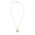 Naszyjnik Coeur de Lion Amulet Mini Waves złoty