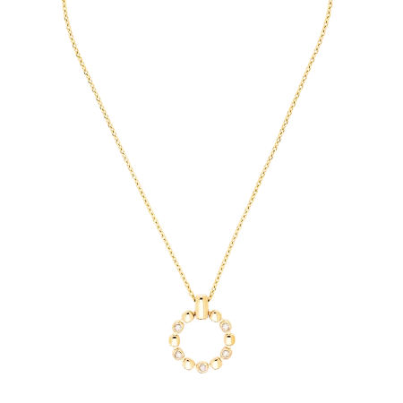 Naszyjnik Coeur de Lion Circle Glow złoty