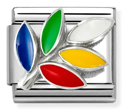 Przejdź do produktu Nomination Element Tęczowa gałązka oliwna Silver 925