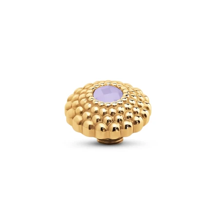 Oczko Melano Vivid Crystal Lotus VM90 Milk Lavender złote