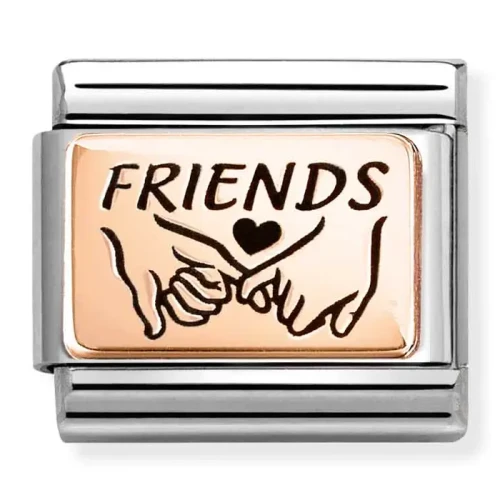 Przejdź do produktu Nomination Element 9K Grawer "Friends" Pinky Promise Rose Gold