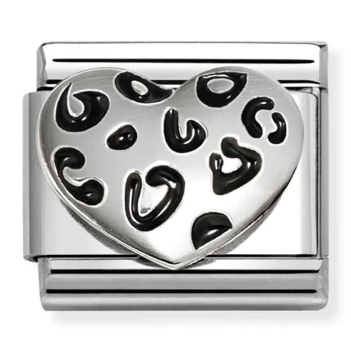 Przejdź do produktu Nomination Element Serce w panterkę Silver 925