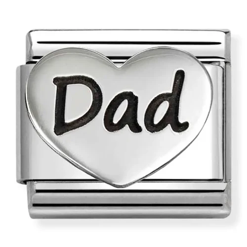 Przejdź do produktu Nomination Element Serce z napisem Dad Silver 925