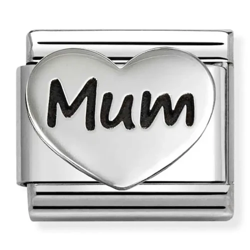 Przejdź do produktu Nomination Element Serce z napisem Mum Silver 925