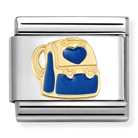 Nomination Element Link 18K Niebieski plecak Gold
