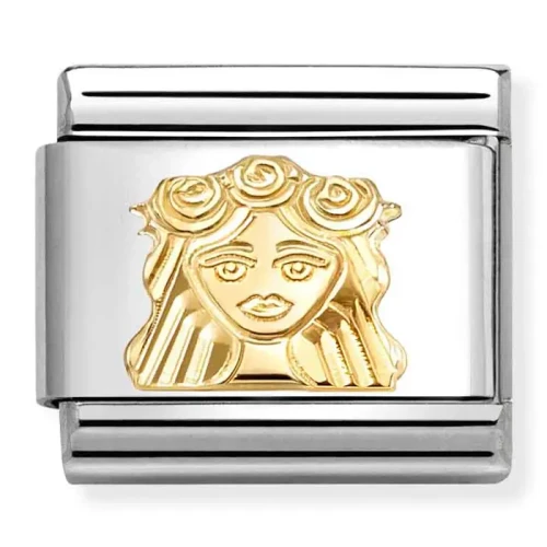 Przejdź do produktu Nomination Element Link 18K Diamentowany znak zodiaku Panna Gold