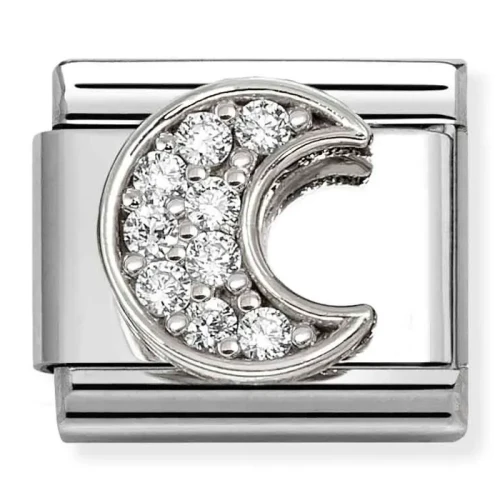 Przejdź do produktu Nomination Element Księżyc z cyrkoniami Silver