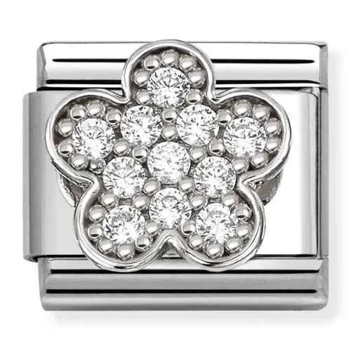 Przejdź do produktu Nomination Element Kwiatek z cyrkoniami Silver