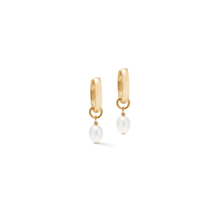 Kolczyki Coeur de Lion Cosmic Pearls złote