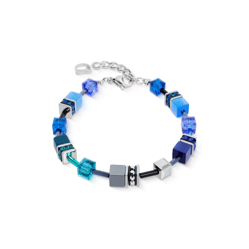 Przejdź do produktu Bransoletka Coeur de Lion GeoCUBE® Iconic niebieska/srebrna