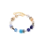 Bransoletka Coeur de Lion GeoCUBE® Iconic Azure Glow złota