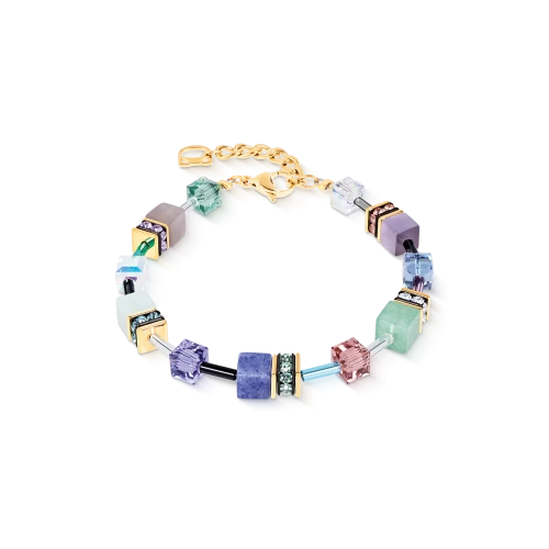 Przejdź do produktu Bransoletka Coeur de Lion GeoCUBE® Iconic Precious Pastel Garden