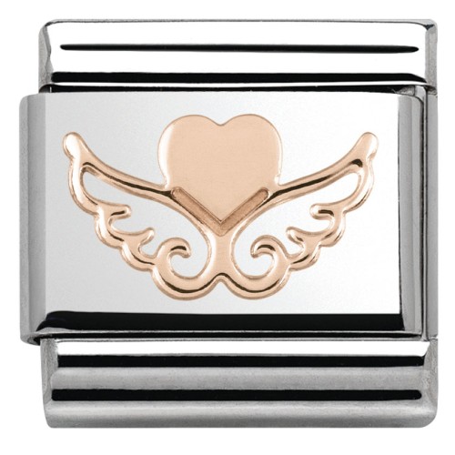 Przejdź do produktu Nomination Element 9K Serce ze skrzydłami  Rose Gold
