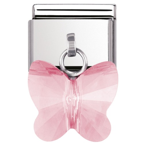 Przejdź do produktu Nomination Element 18K Charms różowy motyl Silver