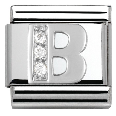 Nomination Literka "B" z cyrkoniami