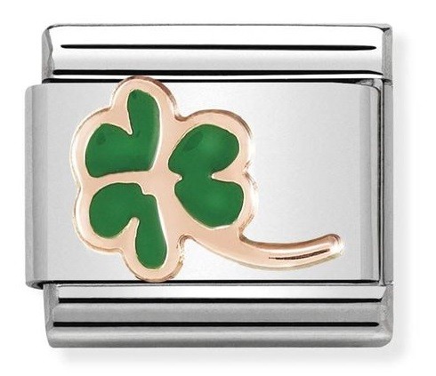 Przejdź do produktu Nomination Element 9K Listek koniczynki Rose Gold
