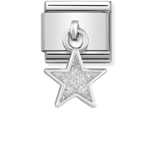 Przejdź do produktu Nomination Element Charms gwiazda z brokatem Silver