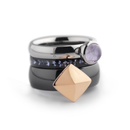 Pierścionek Twisted srebrny