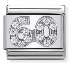 Przejdź do produktu Nomination Element Liczba "60" z Cyrkoniami Silver