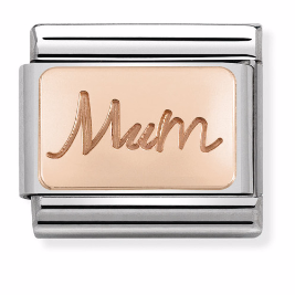 Przejdź do produktu Nomination Element 9K Blaszka "Mum" Rose Gold