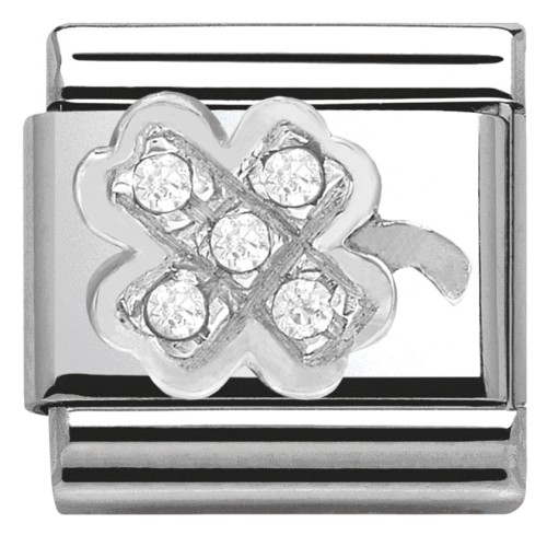 Przejdź do produktu Nomination Element Koniczynka z cyrkoniami Silver