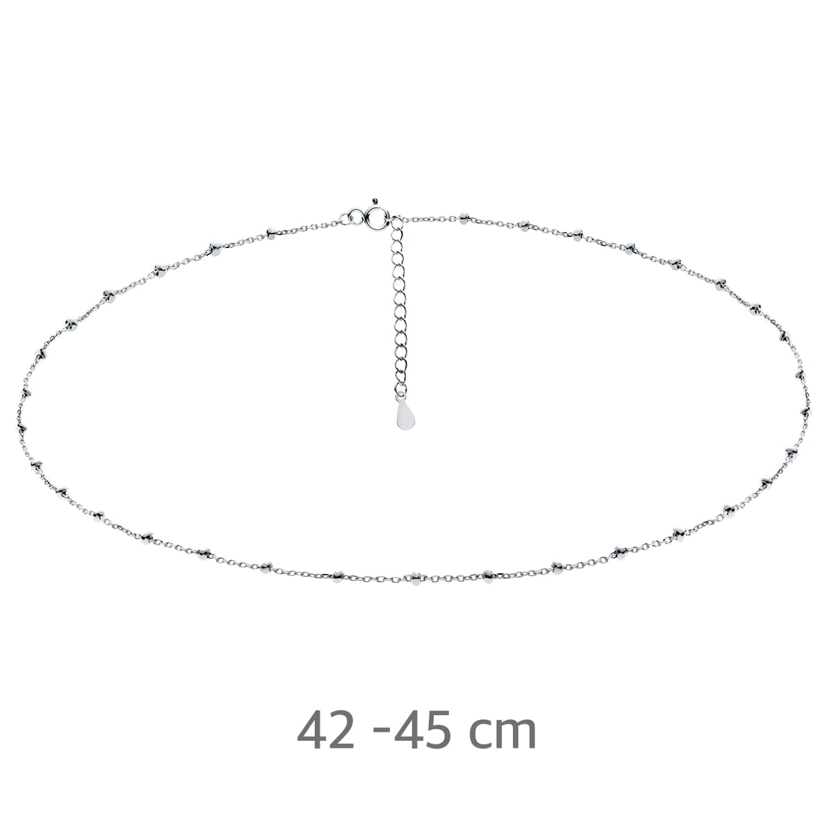 Łańcuszek srebro 925 42 cm srebrny 30RD4N2R